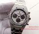 2017 Swiss Replica AP Royal Oak SS White Chronograph Face Black Ring-Dials (3)_th.jpg